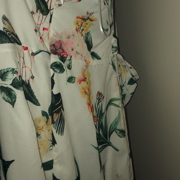 L’Atiste by Amy Floral Halter wide leg Jumpsuit S - Picture 6 of 7